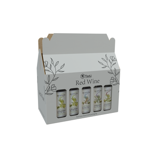 Op Maat Gemaakte Logo Rode Wijn Kraft Papieren Doos Bier Wijn Draagdoos <span class=keywords><strong>2</strong></span> Of <span class=keywords><strong>3</strong></span> Flessen Drankdoos Met Handvat En Raam - Product Image 5