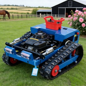 Tondeuse à gazon autopropulsée pour <span class=keywords><strong>ferme</strong></span> et verger, télécommande, machine de taille et de désherbage de jardin et de pelouse - Product Image 3