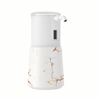 Dispensador de Jabón Automático de Cerámica con Sensor, Dispensador de Jabón Líquido sin Contacto, 350mL, Venta Directa de Fábrica