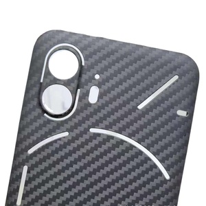 Vente chaude pour <span class=keywords><strong>rien</strong></span> coque de téléphone coque de téléphone en fibre de carbone aramide couverture de téléphone en crabon aramide sur le côté - Product Image 1