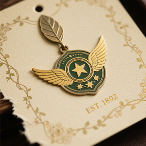 Etiquetas de Metal 3D Personalizadas y Vibrantes con Cadena Corta para Recuerdos de Eventos Alegres - Product Image 3