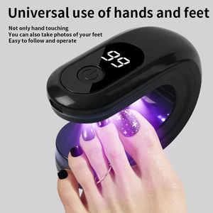 New Mini UV LED Nail Dryer Lamp with LCD Display 30/60S <b>Timer</b> Quick Curing Gel Polish USB Portable Manicure Tool - Product Image 4