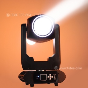 Tiitee bắn phá 300 đôi bên di chuyển đầu chùm ánh sáng <span class=keywords><strong>DMX</strong></span> <span class=keywords><strong>300W</strong></span> ánh sáng sân khấu DJ <span class=keywords><strong>LED</strong></span> di chuyển đầu ánh sáng cho Nhà thờ buổi hòa nhạc Câu lạc bộ - Product Image 2