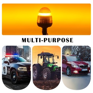 Feu <span class=keywords><strong>clignotant</strong></span> à montage sur tuyau DIN pour <span class=keywords><strong>tracteur</strong></span> approuvé ECE R65 pour machine <span class=keywords><strong>agricole</strong></span> à usage intensif - Product Image 3