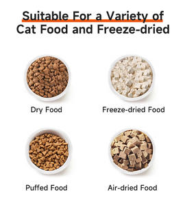 Distributore Automatico di <span class=keywords><strong>Cibo</strong></span> per Animali Domestici, Dispenser Temporizzato per Cani e <span class=keywords><strong>Gatti</strong></span> con Registratore Vocale - Product Image 3