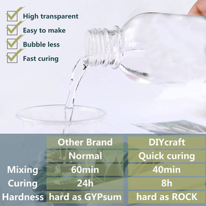 <span class=keywords><strong>Resina</strong></span> Epossidica Cristallina ad Alta Trasparenza 3:1 per Creazione di Gioielli - Product Image 4