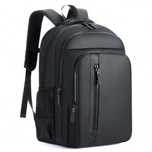 Sac à dos scolaire unisexe grande capacité en cuir PU imperméable, vente en gros, sac de voyage tendance pour adolescents - Product Image 2