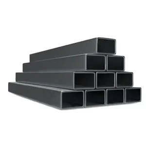 Fenggang ck45 black rectangular carbon steel seamless pipes export to europe