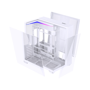 Boîtier <span class=keywords><strong>ATX</strong></span> Lovingcool OEM avec 3 panneaux en verre trempé, <span class=keywords><strong>grand</strong></span> espace, prend en charge un radiateur de 360 mm, compatible avec toutes les tailles de cartes mères, fournisseur - Product Image 6