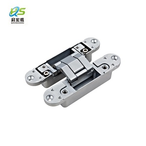 Bisagra Oculta Moderna de Zinc de 180 Grados con Cierre Suave para Puerta de Madera Resistente, Negra, 60 kg, Bld-g01a-2, Apertura Completa de 180 Grados - Product Image 3
