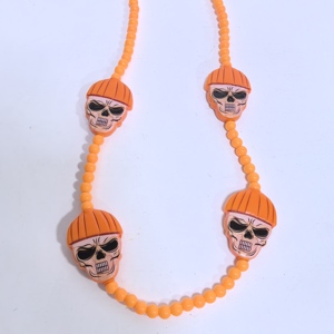 New <span class=keywords><strong>Halloween</strong></span> Glowing LED bí ngô Dây chuyền bán buôn-sáng tạo Kinh dị lễ hội đồ trang sức - Product Image 4