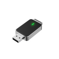 Nouvel adaptateur de voiture sans fil Smart 2-en-1 Android Auto CarPlay Box avec Wi-Fi 6 et module d'interconnexion Bluetooth 5.4 pour voitures