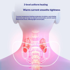 Masajeador Cervical Doméstico con Múltiples Velocidades, Temperatura Constante, Almohada de Tracción, Corrección de Cuello y Hombros, Infrarrojo Inteligente - Product Image 3