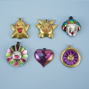 YS DIY llavero Halloween molde silicona vela cerámica arcilla molde hacer listado colgante girasol demonio payaso colgante herramientas - Product Image 3