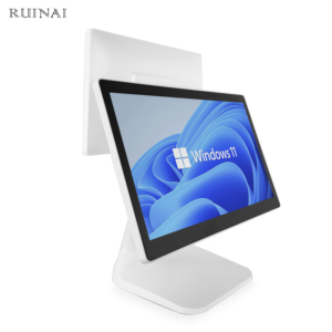 Máquina POS <span class=keywords><strong>de</strong></span> cajero con pantalla táctil Soporte pos <span class=keywords><strong>de</strong></span> tableta <span class=keywords><strong>de</strong></span> pantalla dual tienda minorista cajero pos PC - Product Image 1