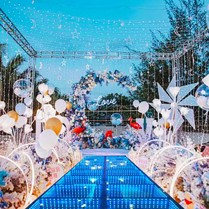 Digital 2024 Venta caliente Led Floor Tile Screen Glass transparente Dance Floor Light Precio - Product Image 5