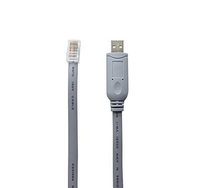 Kabel Konsol USB 6 Kaki USB C Ke RJ45 dengan Chip FTDI (Chip RS232) untuk Laptop MacBook