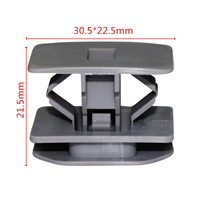 Clips et attaches en plastique pour voitures, fourniture d'usine, attaches automobiles, retenues, rivets en plastique, clips auto 131939
