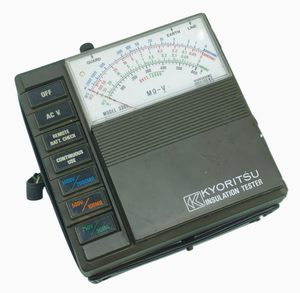 Kyoritsu M-3301,02 Mégohmmètre de résistance et de tension CA d'occasion - Product Image 6