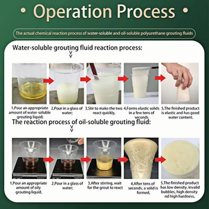 Neues Design Umweltfreundliches Hochfestes PU-Injektionsschaum Hydrophobes Polyurethan-Verpressmaterial Ölbasiertes Verpressmittel - Product Image 3