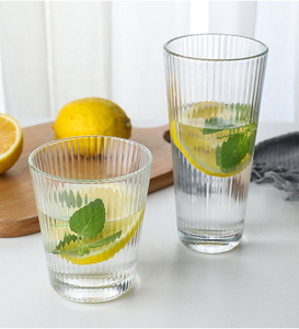 Verres <span class=keywords><strong>à</strong></span> <span class=keywords><strong>eau</strong></span> transparents <span class=keywords><strong>à</strong></span> prix avantageux, 370 ml, rayures verticales, <span class=keywords><strong>verre</strong></span> <span class=keywords><strong>à</strong></span> jus simple, <span class=keywords><strong>verre</strong></span> <span class=keywords><strong>à</strong></span> boire haut - Product Image 5