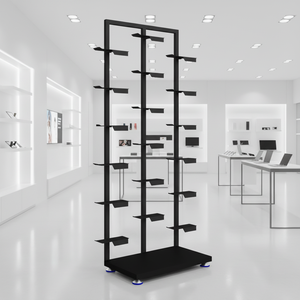 Expositor de Tênis Moderno e Ecológico em Metal Ferro Anti-Ferrugem com Prateleira para Showroom de Varejo - Product Image 2
