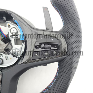 Volante Deportivo de Fibra de Carbono Perforada en Cuero, el Más Popular para BMW Serie G, M3 G20 G30 G80 M4 G82 M5 CS - Product Image 2