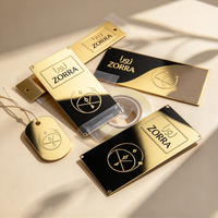Étiquette métallique personnalisée de luxe avec logo pour flacon de parfum, plaque signalétique cosmétique, autocollant métallique adhésif pour emballage de parfum