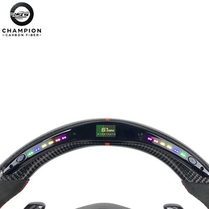 BMW E90 E91 E92 E93 için LED ekran karbon Fiber direksiyon E81 E82E87 E88 M3 M4 otomotiv parçaları 2009 2010 2011 2012 - Product Image 6