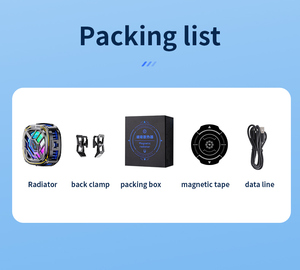 ไฟขนาดเล็กดิจิตอลจอแสดงผลแม่เหล็ก OEM โลโก้ RGB ไฟสำหรับเล่นเกมสตรีมมิ่งตัวทำความเย็นโทรศัพท์ - Product Image 4