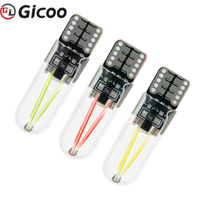 Bombilla de Vidrio COB Gicoo T10 de 2 Lados, 1.5W, 12V, Luz Constante, Lámpara Interior para Auto, Blanca, Blanco Cálido, Azul, Rojo, Verde, Amarillo, Rosa, Azul Hielo - Product Image 5