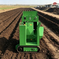 Machine à retourner le compost de fumier d'élevage pour le fumier de vache et les déchets organiques