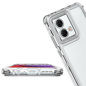 เคสโทรศัพท์3 in 1ใสกันกระแทกทำจากอะคริลิคใส<span class=keywords><strong>360</strong></span>แข็งคลุมทั้งหมดสำหรับ <span class=keywords><strong>Motorola</strong></span> <span class=keywords><strong>Moto</strong></span> G35 G55 G75 G85 - Product Image 6