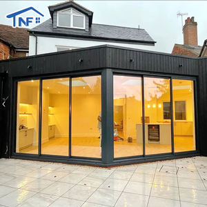 आधुनिक सरल डिजाइन एल्यूमीनियम मिश्र धातु स्लिम फ्रेम ग्लास स्लाइडिंग दरवाजा विला के लिए दरवाजा स्लाइडिंग दरवाजा - Product Image 1