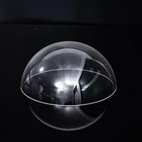 Lentille hémisphérique dôme en verre de quartz K9 Sapphire BK7 Super Large OEM pour caméra sous-marine