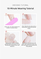 Ongles en acrylique courts en forme de cercueil, à paillettes colorées, tendance, portables, pour femmes, pour les loisirs quotidiens et les événements