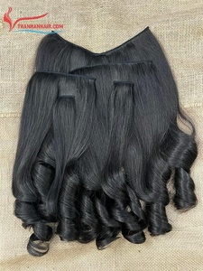 Extensiones de cabello con clip Ins de la mejor calidad, muchas texturas, cabello crudo vietnamita 100%, sin enredos, sin caída, precio al por mayor - Product Image 3