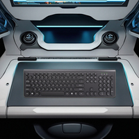 Clavier de jeu mécanique professionnel OEM ODM nouvelle arrivée 104 touches Gateron 2,4 GHz sans fil USB-C filaire en gros