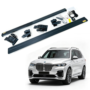 WJ Fabrik für Aluminium-Seitenstufen, elektrisch ausfahrbar mit LED-Beleuchtung für X7 G07 2019 bis 2025 X7 Trucks Auto Seitenfußtritt - Product Image 1
