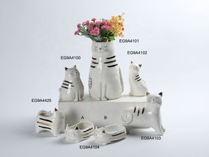 EG White Porcelain <b>Christmas</b> Elk Ceramic <b>Christmas</b> <b>Lighted</b> <b>Reindeer</b> Outdoor Decoration - Product Image 4