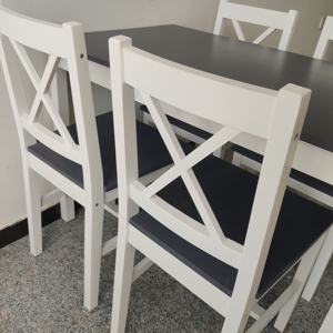 Juego <span class=keywords><strong>de</strong></span> Mesa <span class=keywords><strong>de</strong></span> <span class=keywords><strong>Comedor</strong></span> <span class=keywords><strong>de</strong></span> <span class=keywords><strong>Madera</strong></span> Maciza con <span class=keywords><strong>4</strong></span> <span class=keywords><strong>Sillas</strong></span>, <span class=keywords><strong>Precio</strong></span> <span class=keywords><strong>de</strong></span> Fábrica XY, Mesa <span class=keywords><strong>de</strong></span> <span class=keywords><strong>Comedor</strong></span> Rectangular <span class=keywords><strong>de</strong></span> <span class=keywords><strong>Madera</strong></span> <span class=keywords><strong>de</strong></span> Pino Maciza - Product Image 3