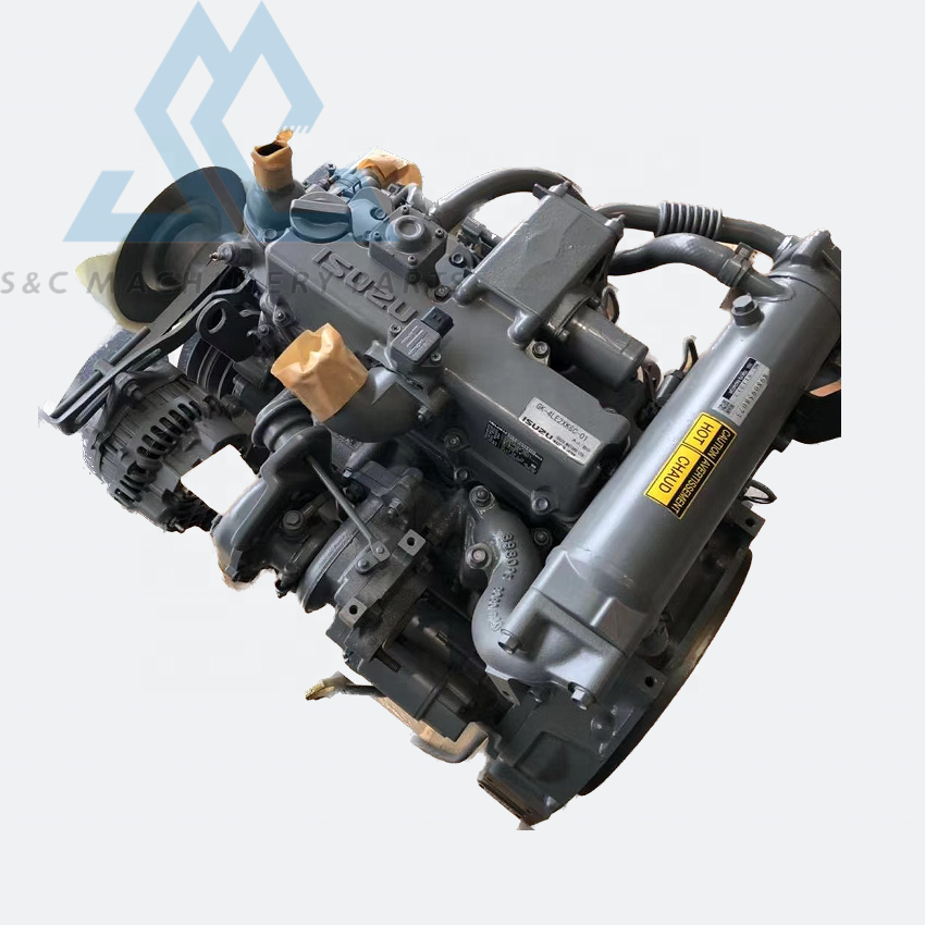 Excavator Motor Complete Engine 4LE1 4LE2 Diesel Engine Assembly for ...