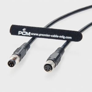 Kabel Ekstensi Sensor Aktuator M8 4 Pin A-Coded Male to Female IP67 Shielded 22AWG untuk Keyence Omron Phoenix Contact Automation - Product Image 4