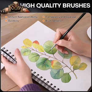 Nouveau 6 pièces <span class=keywords><strong>noir</strong></span> Triangle Miniature détail pinceaux acrylique <span class=keywords><strong>peinture</strong></span> Liner pinceaux pour <span class=keywords><strong>peinture</strong></span> à l'huile - Product Image 5
