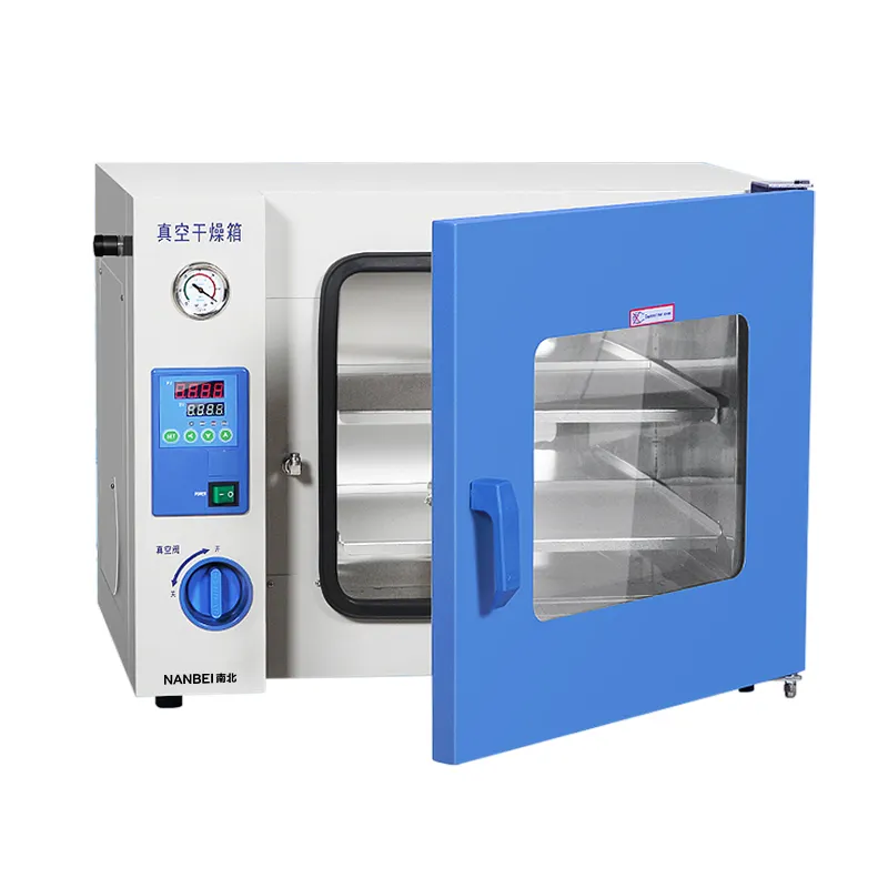 Thiết bị phòng thí nghiệm chân không sấy Oven 50L cho ngành công nghiệp điện tử với hiển thị kỹ thuật số Bộ vi xử lý dễ dàng sử dụng