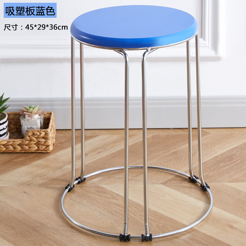 Barra de refuerzo maciza de seis columnas - Tablero de madera azul - 45 cm de alto