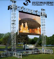 Sistema de Truss de Aluminio para Pantallas LED en Eventos al Aire Libre, Soporte Resistente para Pantallas LED para Conciertos, Deportes, Espectáculos en Vivo y Fondos