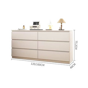 Wholesale Nordic Style Dresser Modern <b>6</b>/8 <b>Drawer</b> Chest Home Storage Cabinet - Product Image 2