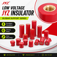 Aislador de Soporte para Barra Colectora Serie JYZ, Rojo, Espaciador Eléctrico de Bajo Voltaje para Panel de Distribución de Equipos de Conexión, Kit de Panel de Energía