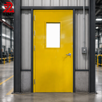 Porte d'entrée de sécurité personnalisée en acier, fabricant et fournisseur de portes en acier résidentielles pour projets de construction